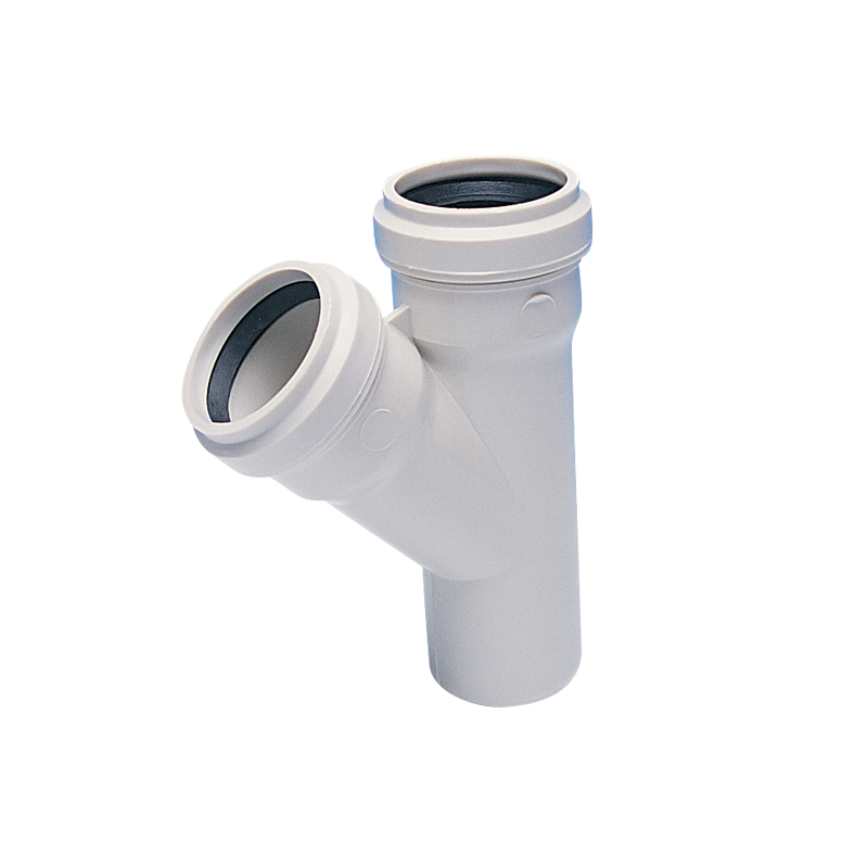 KALDE PVC-U Tek Çatal 45˚ 160 x 75 mm